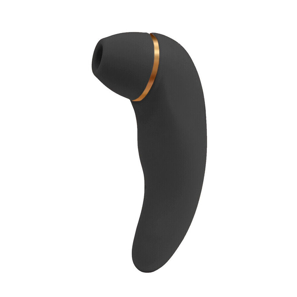 Black 40 Function Rechargeable Vibrator with Nipple and Clit Suction