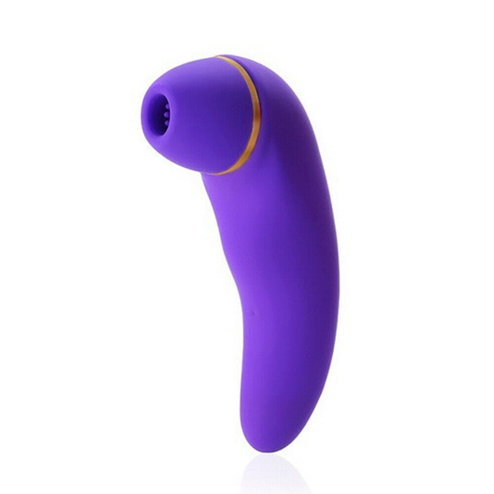 Purple 40 Function Rechargeable Vibrator with Nipple and Clit Suction