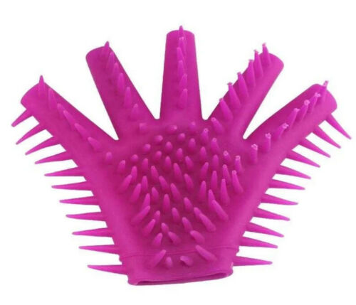 Pink Textured Masturbation Glove