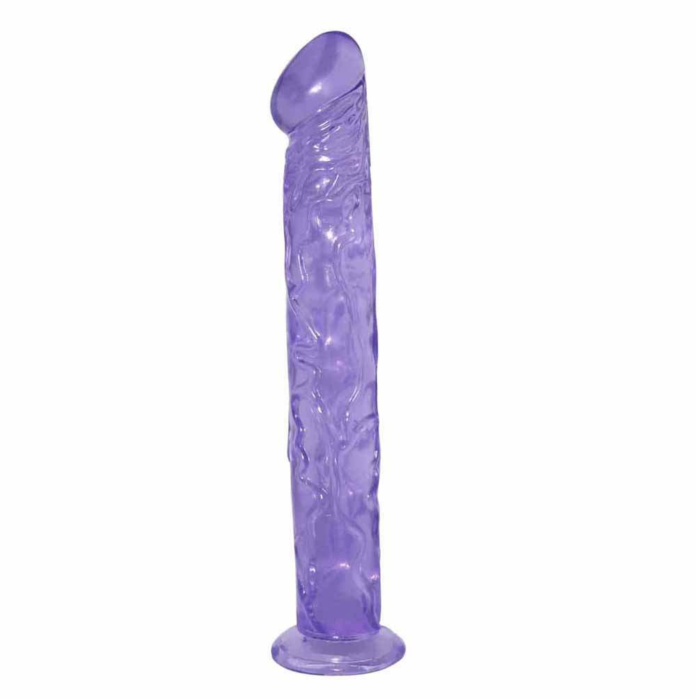 Massive 13 Inch Thick Purple Suction Cup Dildo