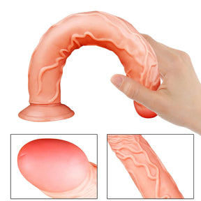 Massive 13 Inch Thick Flesh Suction Cup Dildo