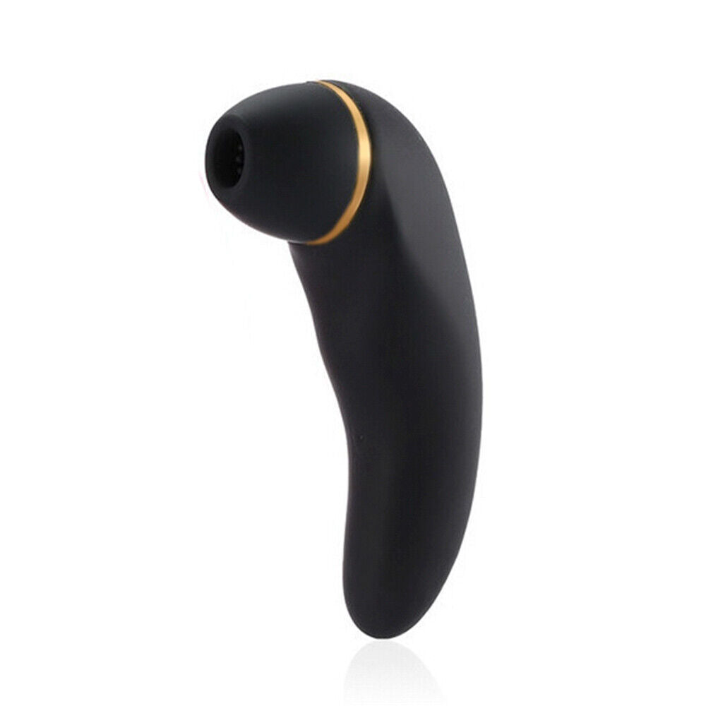 Black 40 Function Rechargeable Vibrator with Nipple and Clit Suction