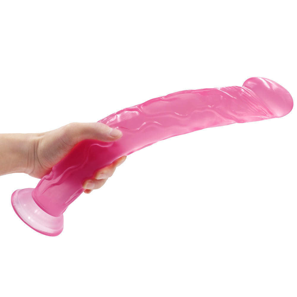 Massive 13 Inch Thick Pink Suction Cup Dildo