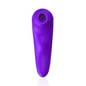 Purple 40 Function Rechargeable Vibrator with Nipple and Clit Suction