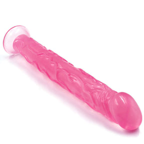 Massive 13 Inch Thick Pink Suction Cup Dildo