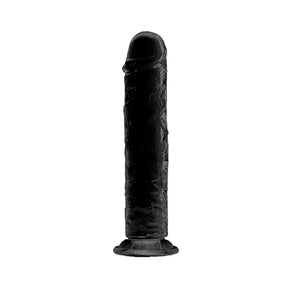 Straight Suction Cup Dildo - Black