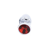 Red Jewel Stainless Steel Butt Plug