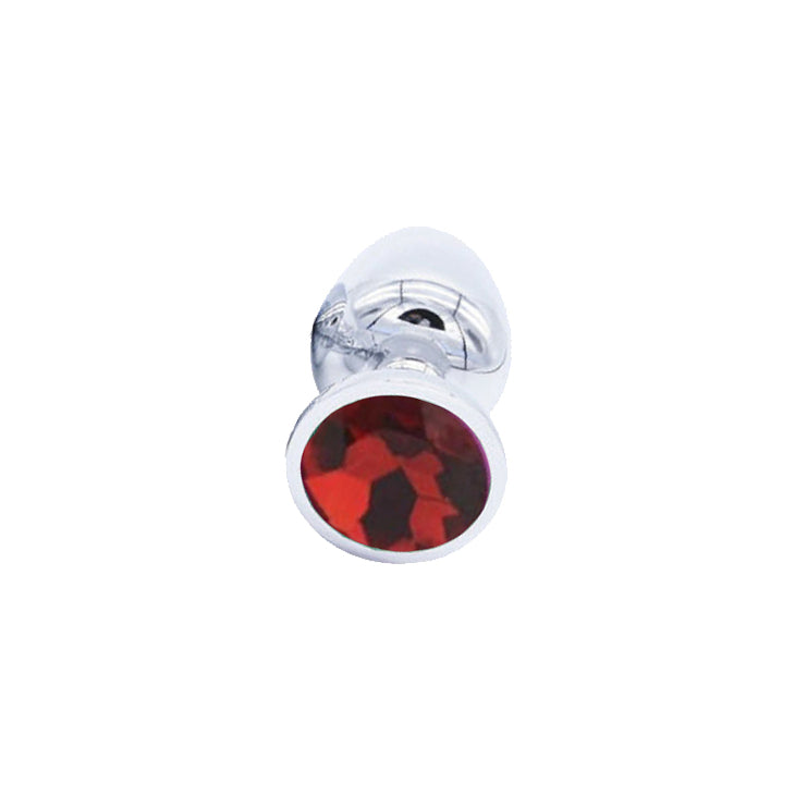 Red Jewel Stainless Steel Butt Plug