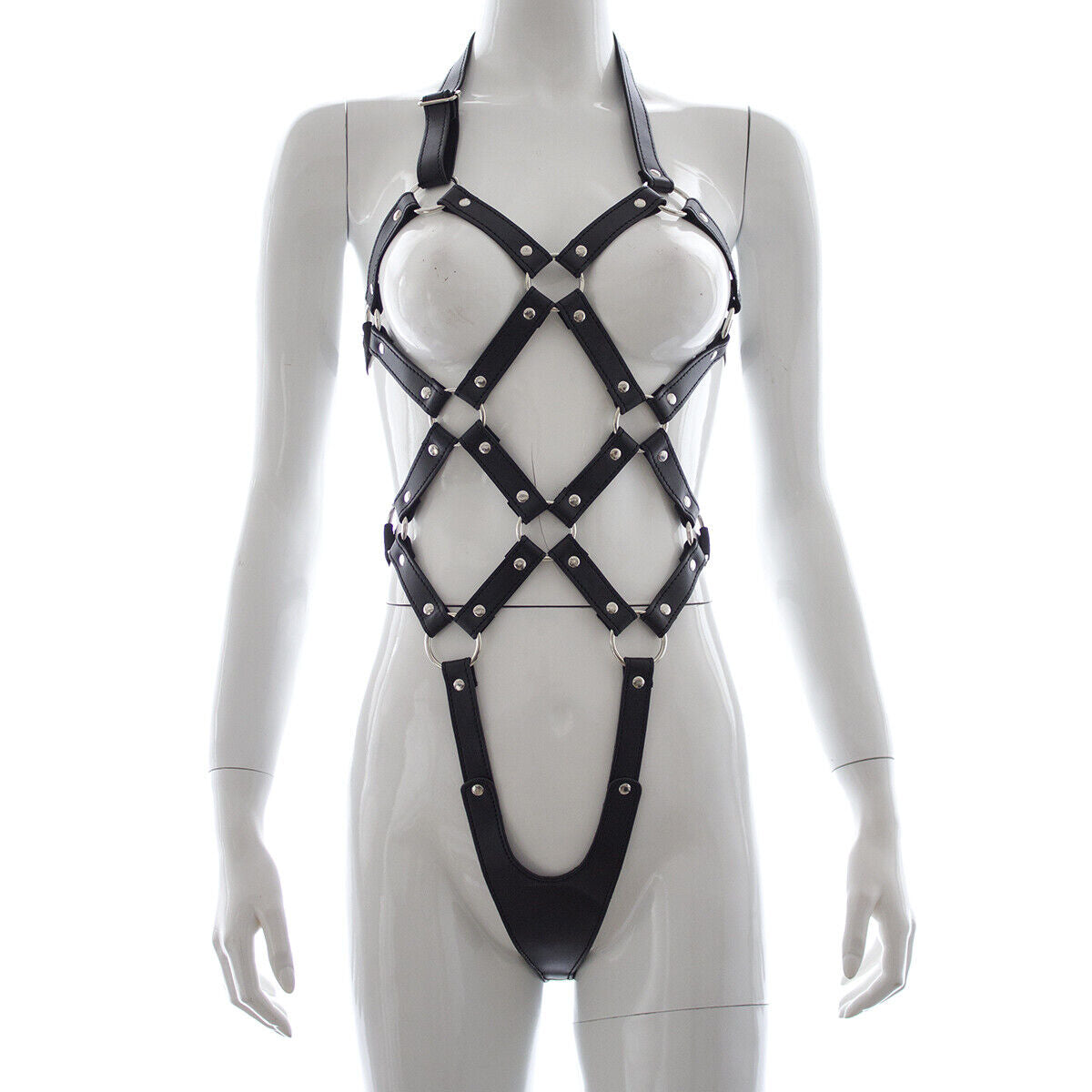 Slip On Body Harness With Elastic Straps