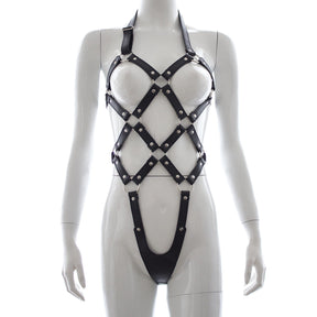 Slip On Body Harness With Elastic Straps