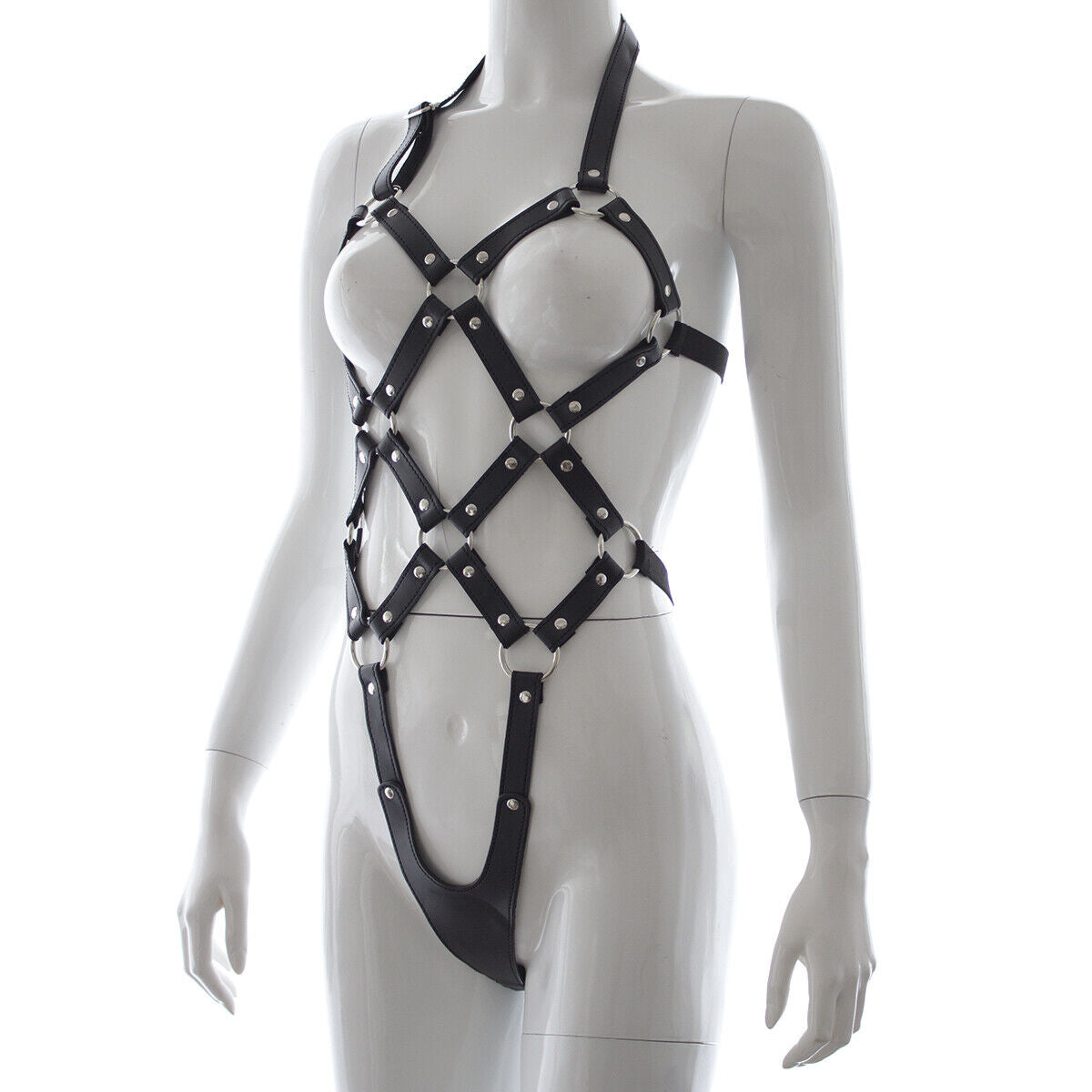Slip On Body Harness With Elastic Straps