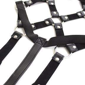 Slip On Body Harness With Elastic Straps