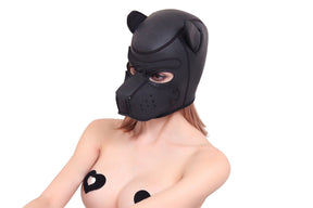 Puppy Mask with Removable Muzzle