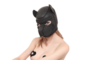 Puppy Mask with Removable Muzzle