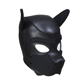 Puppy Mask with Removable Muzzle