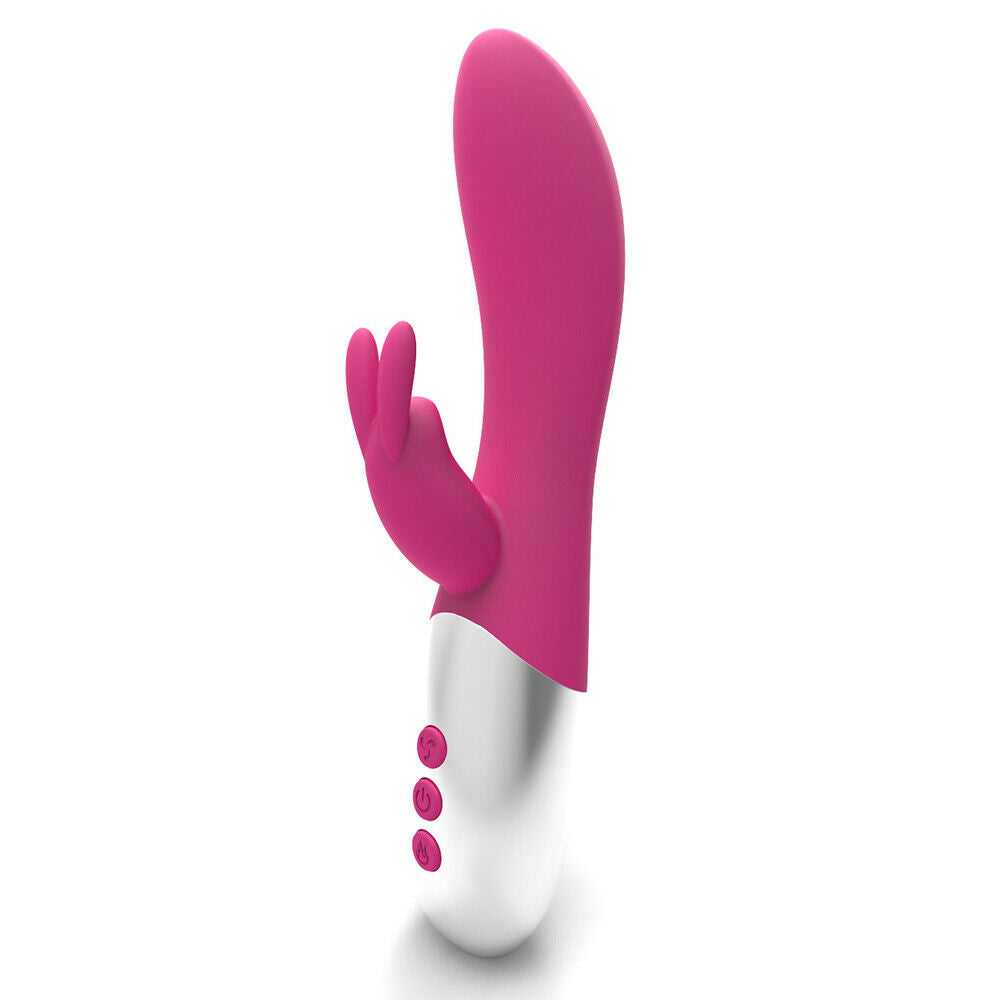 14 Function Heated Rotating Head Rabbit Vibrator