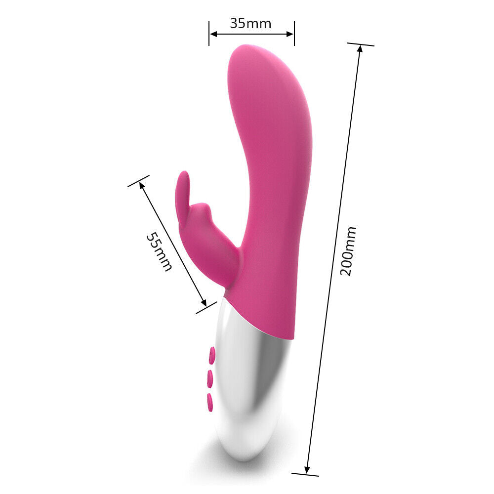 14 Function Heated Rotating Head Rabbit Vibrator