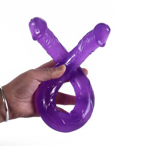 Double Ended Dildo - Purple