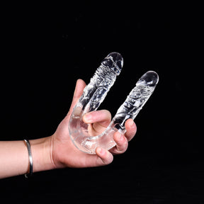 Double Ended Dildo - Clear