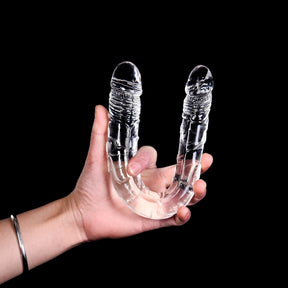 Double Ended Dildo - Clear